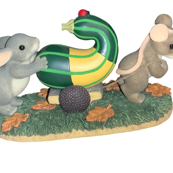 Charming Tails "Friends Are a Rich Harvest" - 85/506 - 2002 - Mouse & Rabbit - Picture 1 of 12